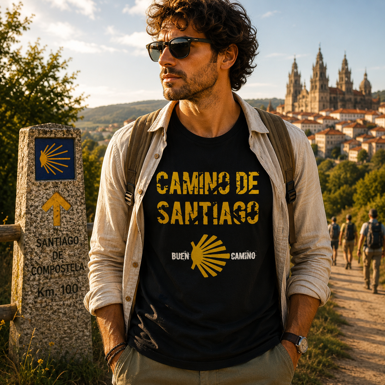 Camino de Santiago T-Shirt | Buen Camino — Pilgrim Tee St. James Way
