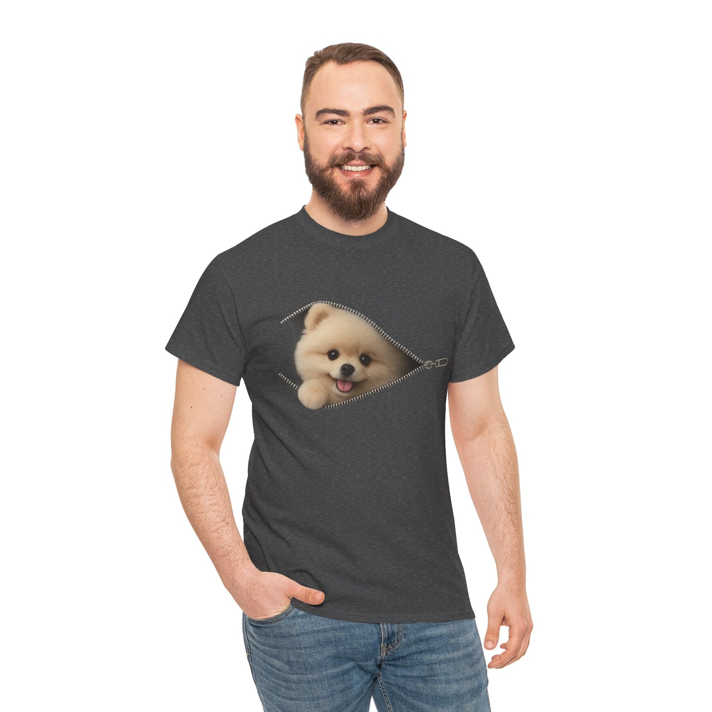 Pomeranian Dog Vintage T-Shirt | Pomerania Tee, Maglietta vintage con cane Pomerania, simpatica maglietta con Pomerania