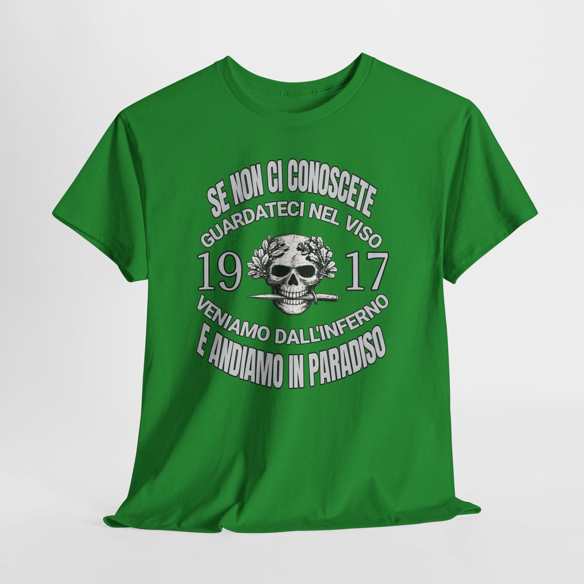 T-Shirt Arditi 1917 Me Ne Frego Militaria Italiana Grande Guerra Teschio