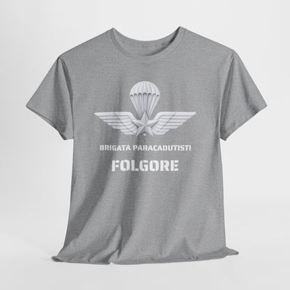 Paracadutisti Folgore T-Shirt Uomo - Brigata Paracadutisti Folgore - Maglietta Militare Italiana Regalo Esercito