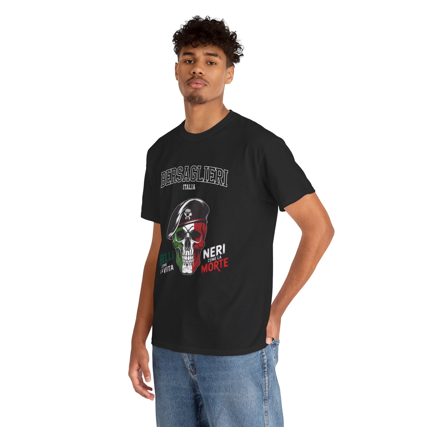 Maglietta Bersaglieri, Maglietta Esercito Italiano, Bersaglieri, Esercito Italiano, Arma dei Bersaglieri, Maglietta Teschio, T-shirt Italia