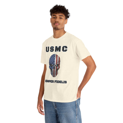 Marines USMC Semper Fidelis T-Shirt | Veteran Patriotic Military Pride Tee