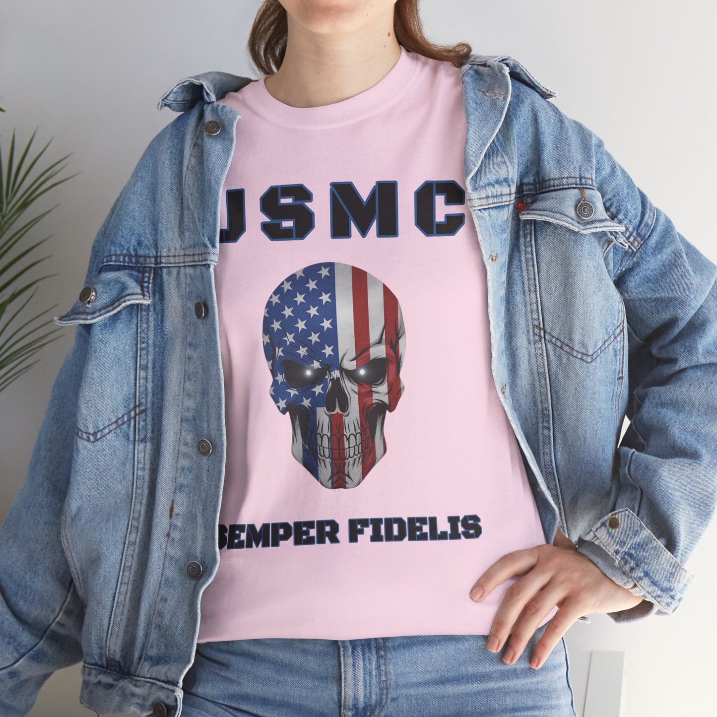 Marines USMC Semper Fidelis T-Shirt | Veteran Patriotic Military Pride Tee
