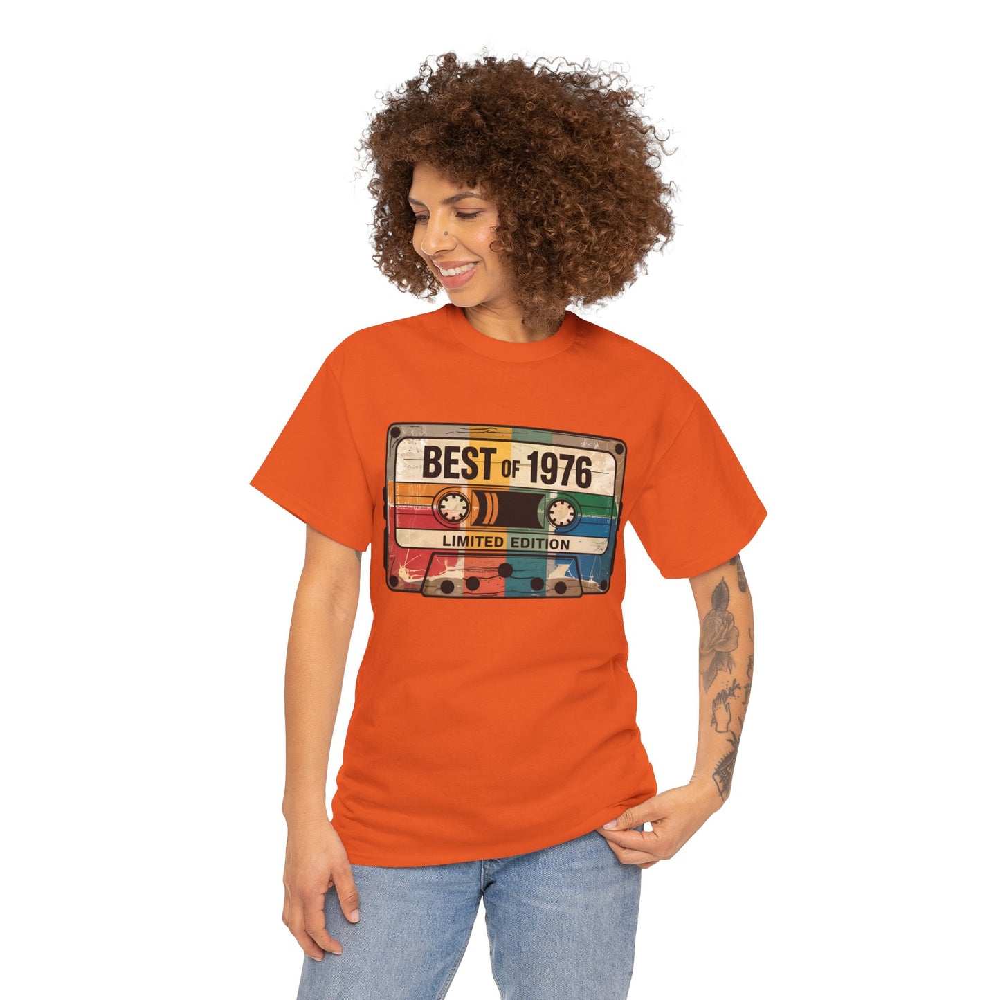 1976 Vintage Cassette 50th Birthday T-Shirt - Limited Edition Retro Bday Tee