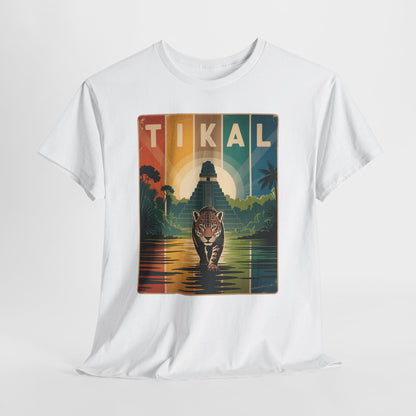 Tikal Jaguar T-Shirt — Guatemala Petén Animal Design