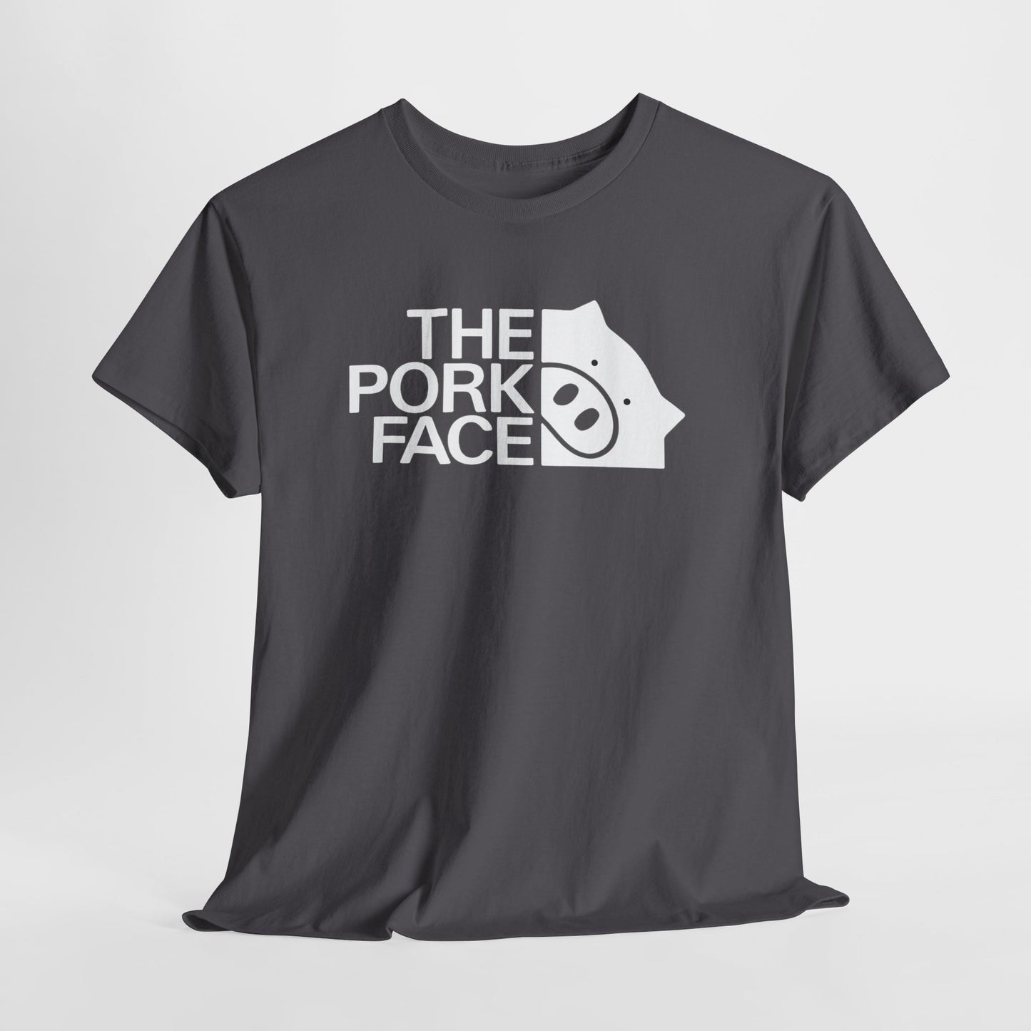 The Pork Face Funny Pig Parody T-Shirt | Pig Lover Graphic Tee