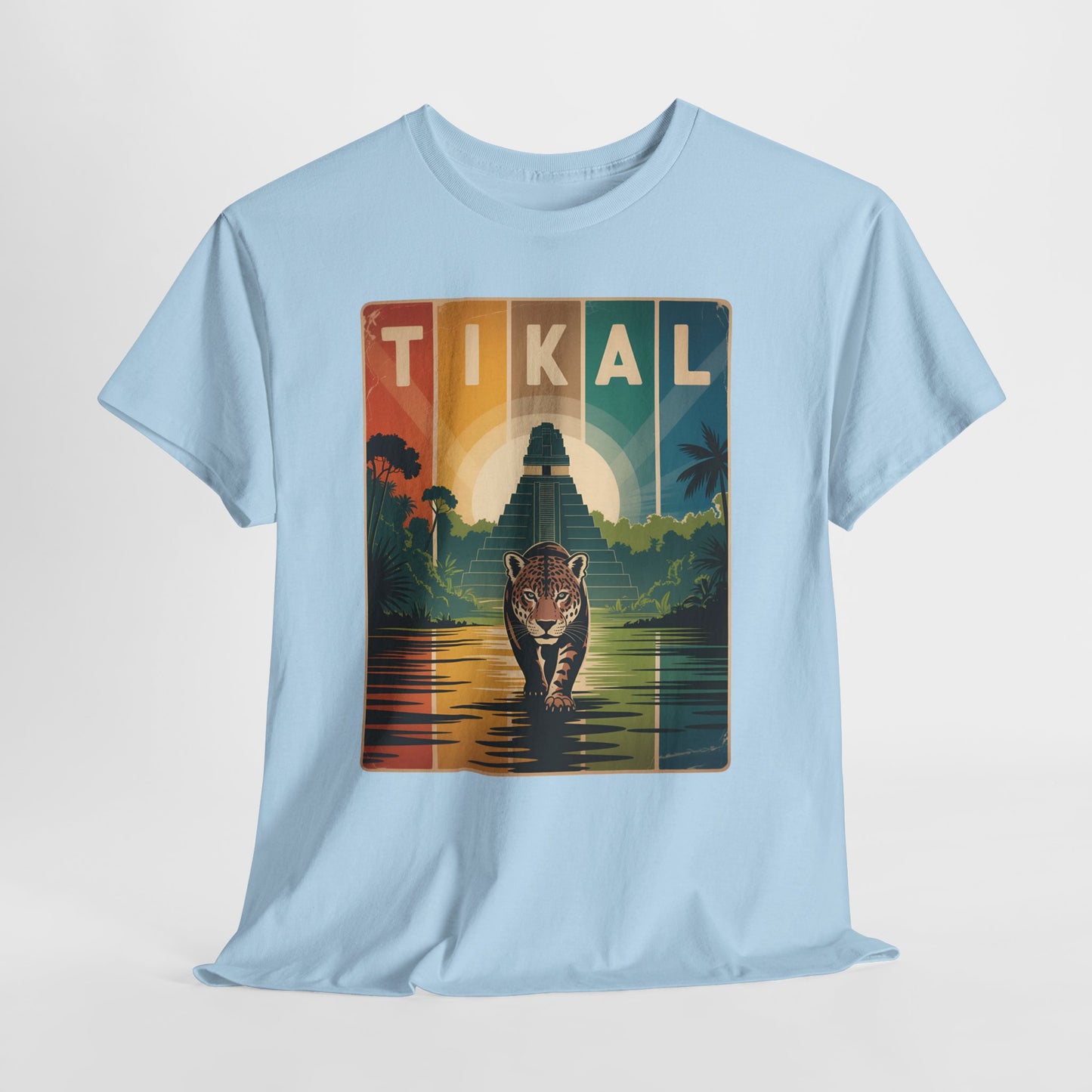Tikal Jaguar T-Shirt — Guatemala Petén Animal Design