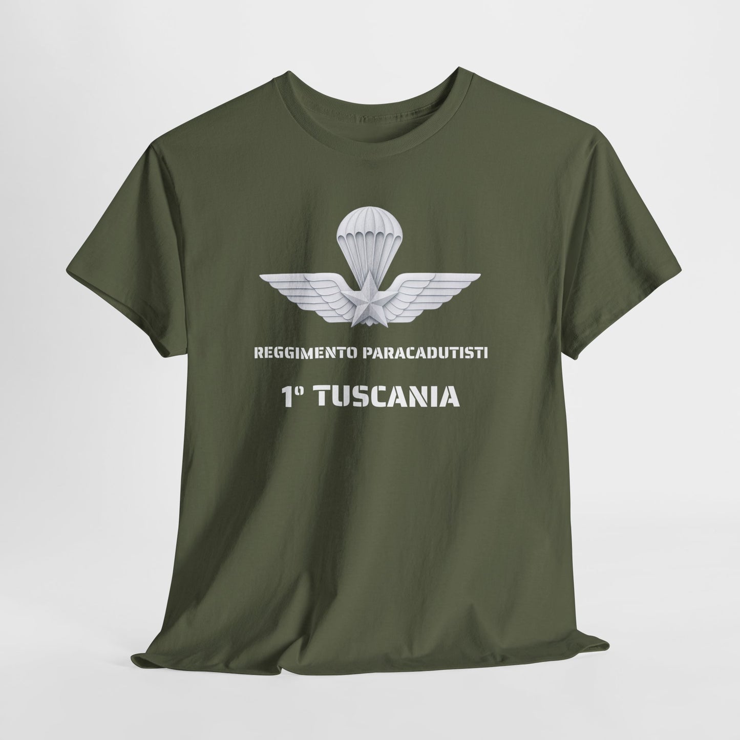 Paracadutisti Reggimento Tuscania Emblema T-Shirt | 1 Tuscania Paratrooper