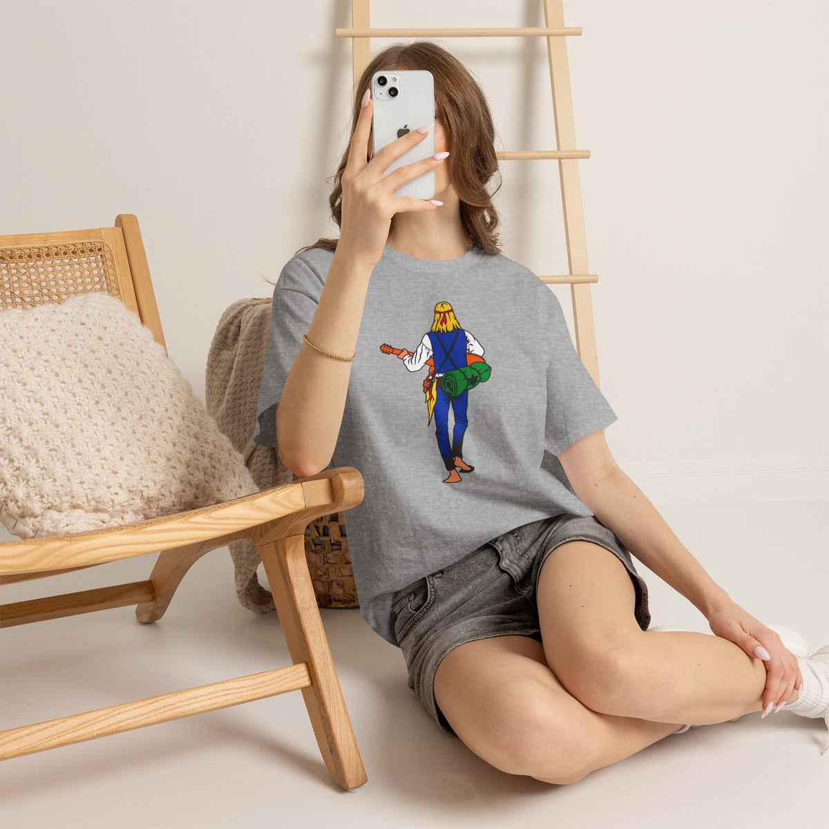 Maglietta Il Vagabondo – Stile Hippie Vintage Anni 80