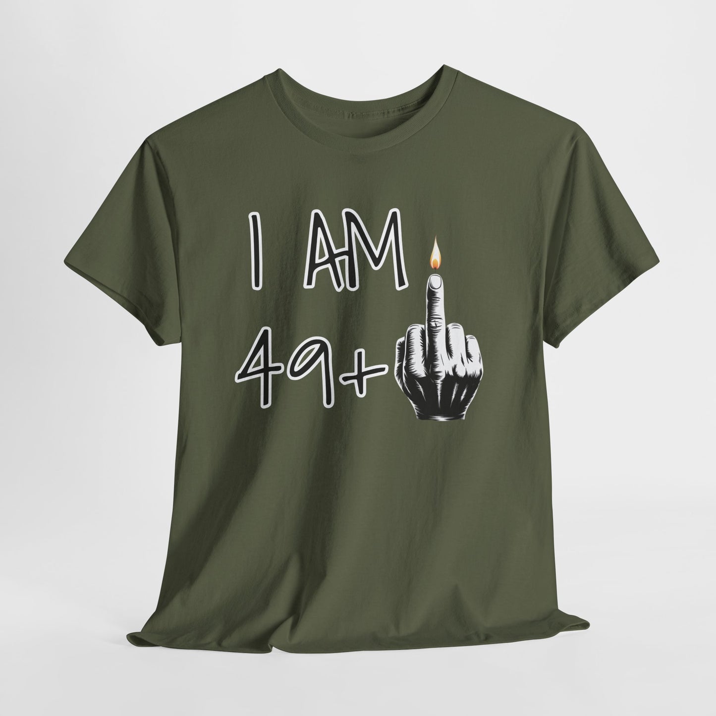 T-shirt 50 Anni Middle Finger | Maglietta Divertente Regalo 50° Compleanno