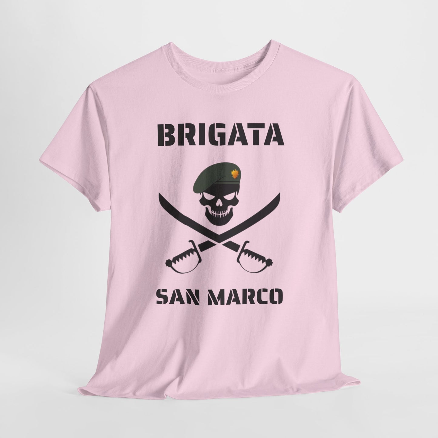 Brigata San Marco Skull T-Shirt — Marina Militare Pirate-Style Tee for Military Fans