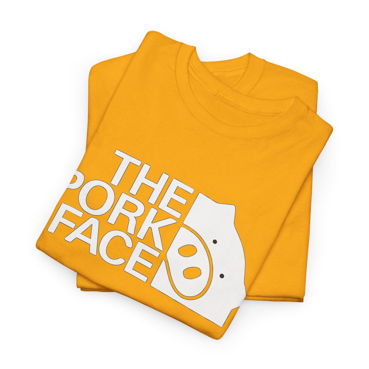 The Pork Face Funny Pig Parody T-Shirt | Pig Lover Graphic Tee