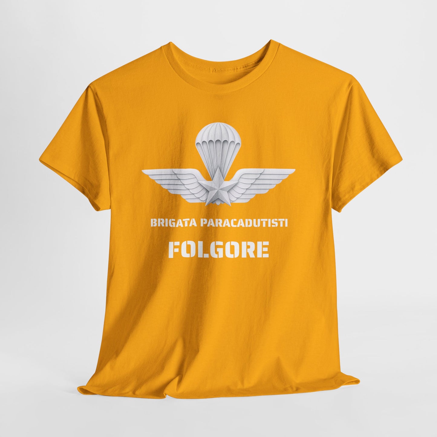 Paracadutisti Folgore T-Shirt Uomo - Brigata Paracadutisti Folgore - Maglietta Militare Italiana Regalo Esercito