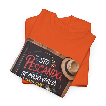 Maglietta da Pesca Uomo Divertente - T-Shirt Pescatore con Frase Spiritosa, Idea Regalo per Amanti della Pesca