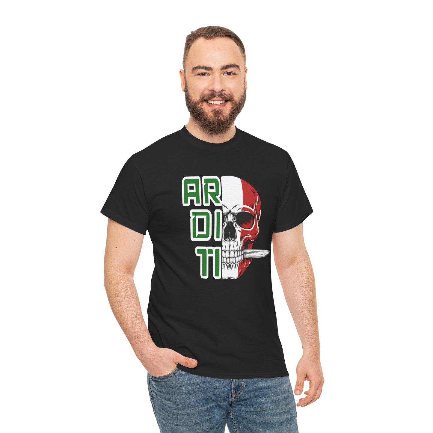 Maglietta Paracadutisti, Maglietta Arditi, Paracadutisti Arditi, Unisex Heavy Cotton T-Shirt Teschio, Shirt Paracadutisti incursori
