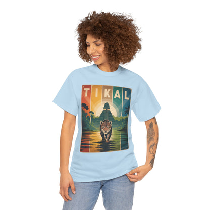 Tikal Jaguar T-Shirt — Guatemala Petén Animal Design