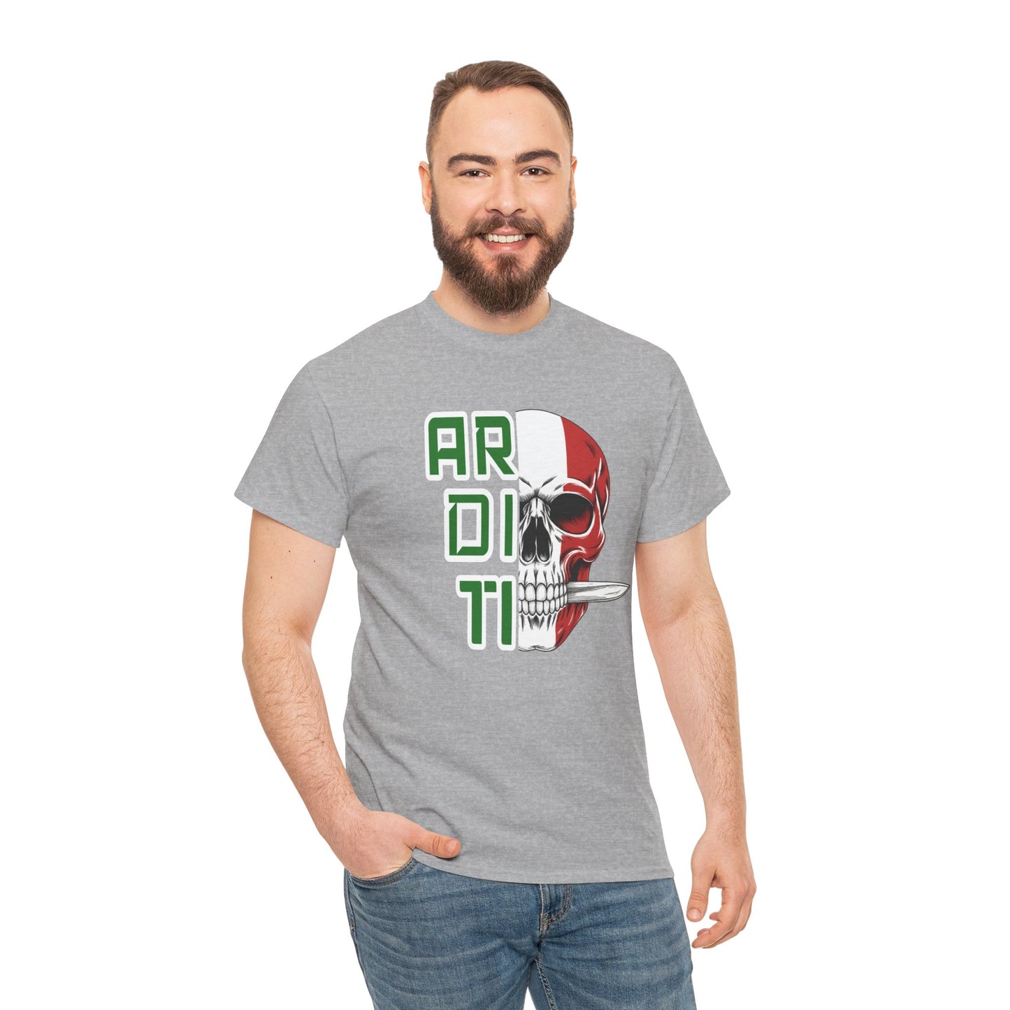 Maglietta Paracadutisti, Maglietta Arditi, Paracadutisti Arditi, Unisex Heavy Cotton T-Shirt Teschio, Shirt Paracadutisti incursori