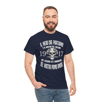 Maglietta Arditi 1917, T-Shirt Vintage Uomo Donna con Teschio, Grafica Storica Militare, Idea Regalo