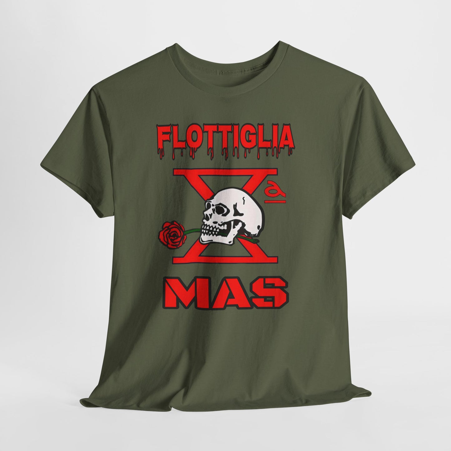 Maglietta Decima Flottiglia MAS - Flottiglia X Mas Design, Marina Militare Corpo Speciale, Marina Italiana