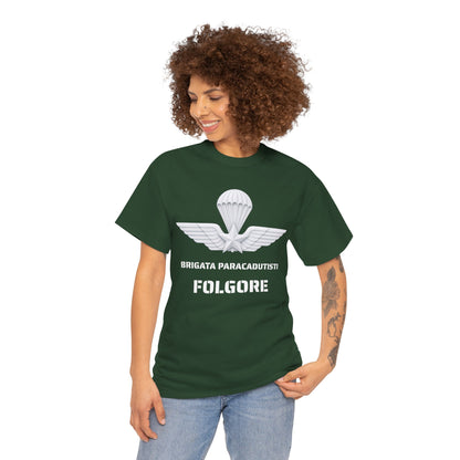 Paracadutisti Folgore T-Shirt Uomo - Brigata Paracadutisti Folgore - Maglietta Militare Italiana Regalo Esercito