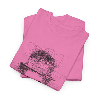 T-shirt Charlie Chaplin, Artistic Character Tee - Unique Graphic Design, Casual Wear, Gift for Artists, Vintage Style, Unisex Fashion