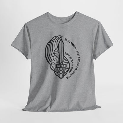 T-Shirt Paracadutisti Folgore El Alamein | Stemma 1942 Pugnale Alato