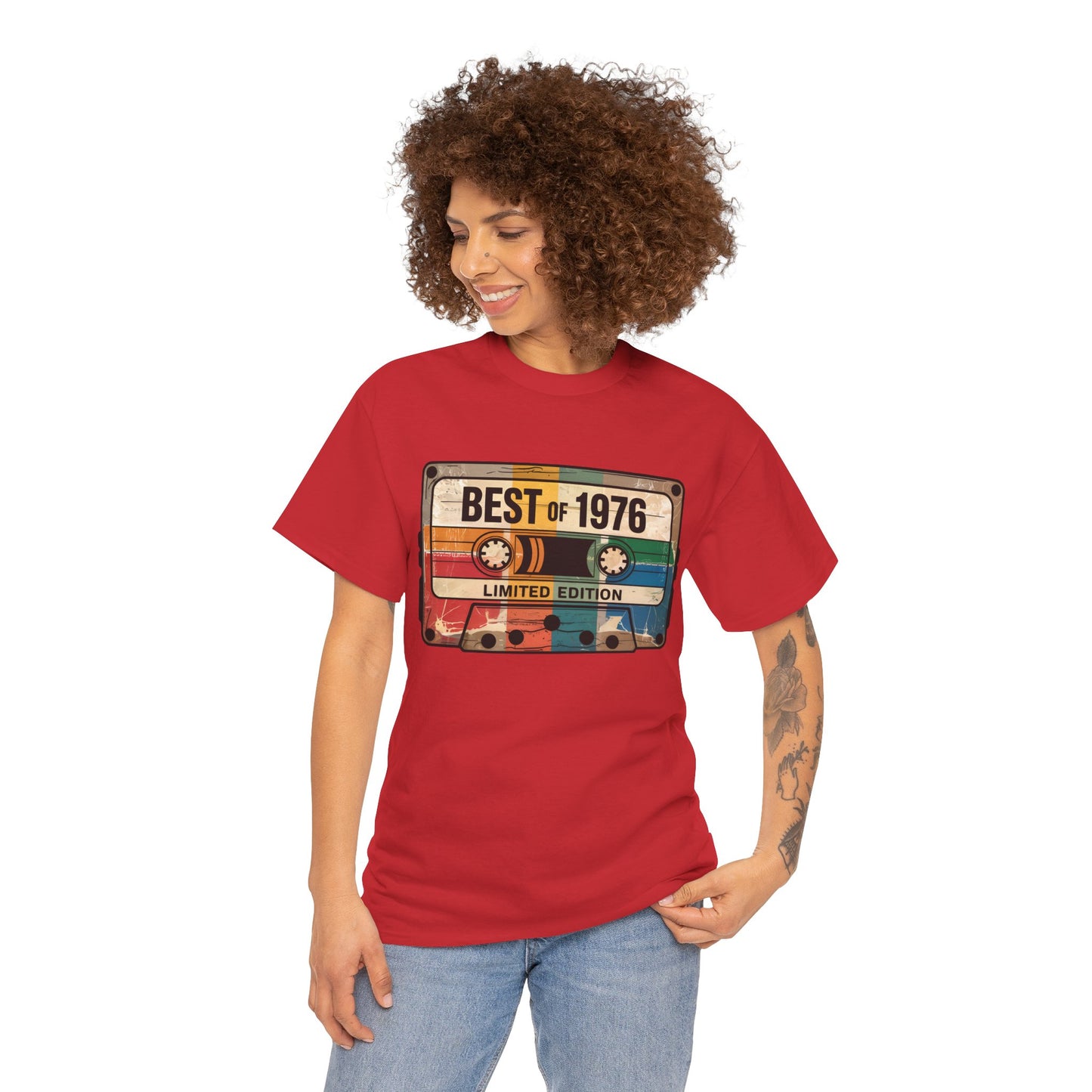 1976 Vintage Cassette 50th Birthday T-Shirt - Limited Edition Retro Bday Tee