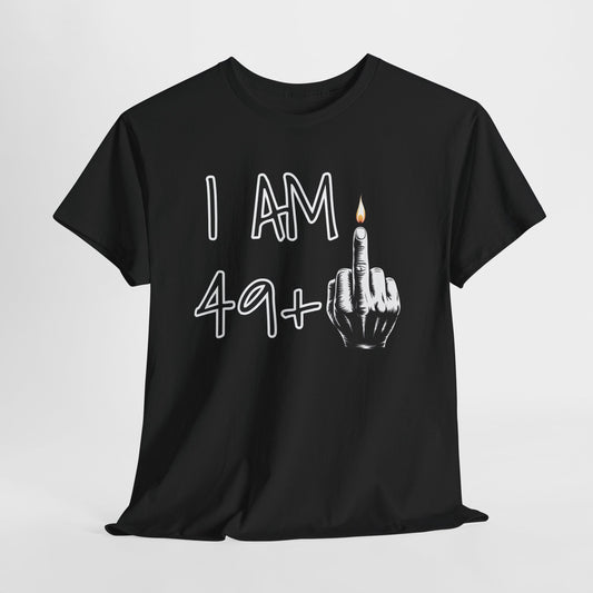 T-shirt 50 Anni Middle Finger | Maglietta Divertente Regalo 50° Compleanno