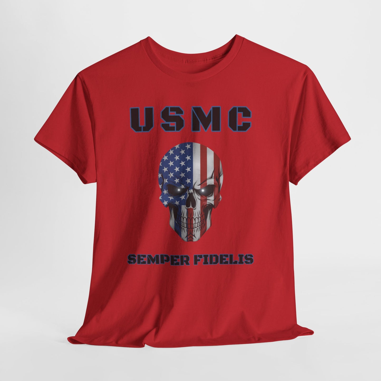 Marines USMC Semper Fidelis T-Shirt | Veteran Patriotic Military Pride Tee