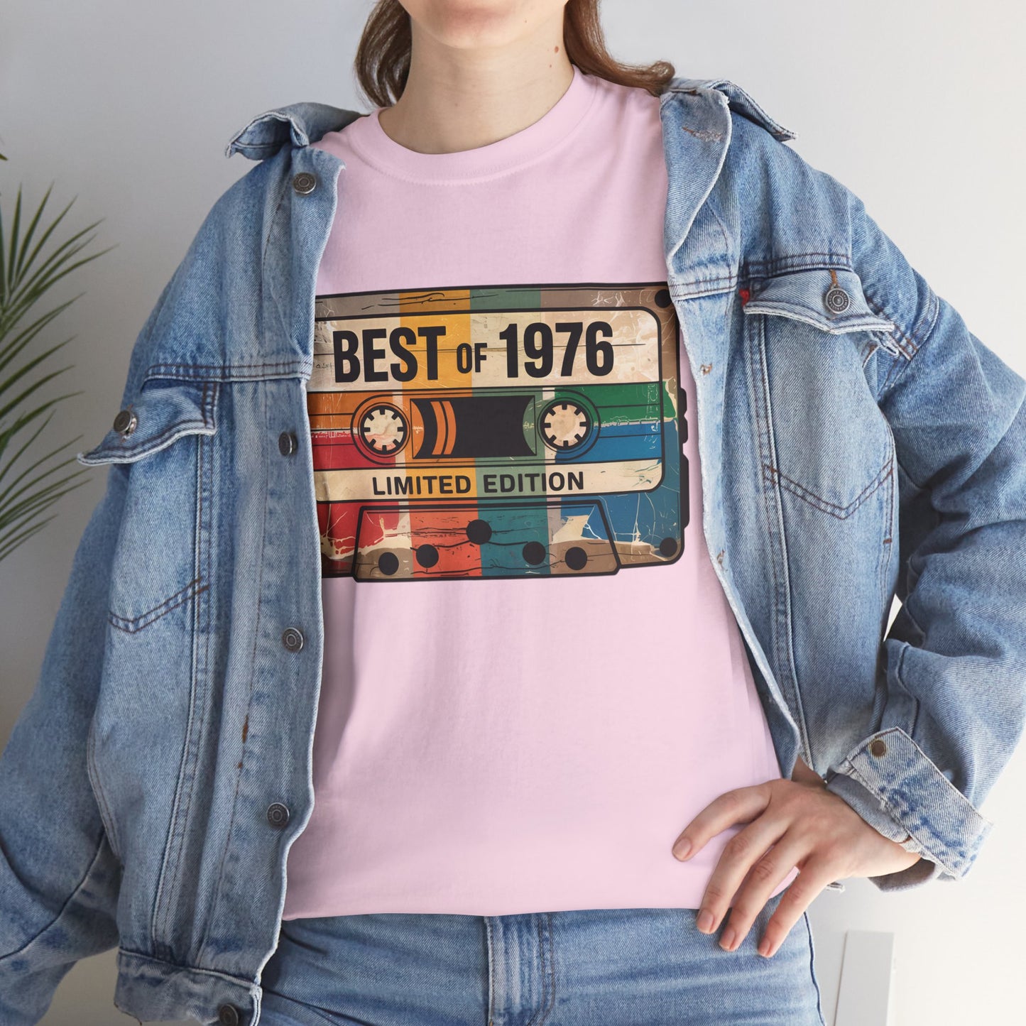 1976 Vintage Cassette 50th Birthday T-Shirt - Limited Edition Retro Bday Tee