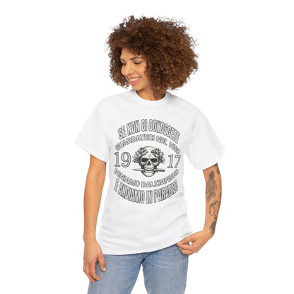 T-Shirt Arditi 1917 Me Ne Frego Militaria Italiana Grande Guerra Teschio