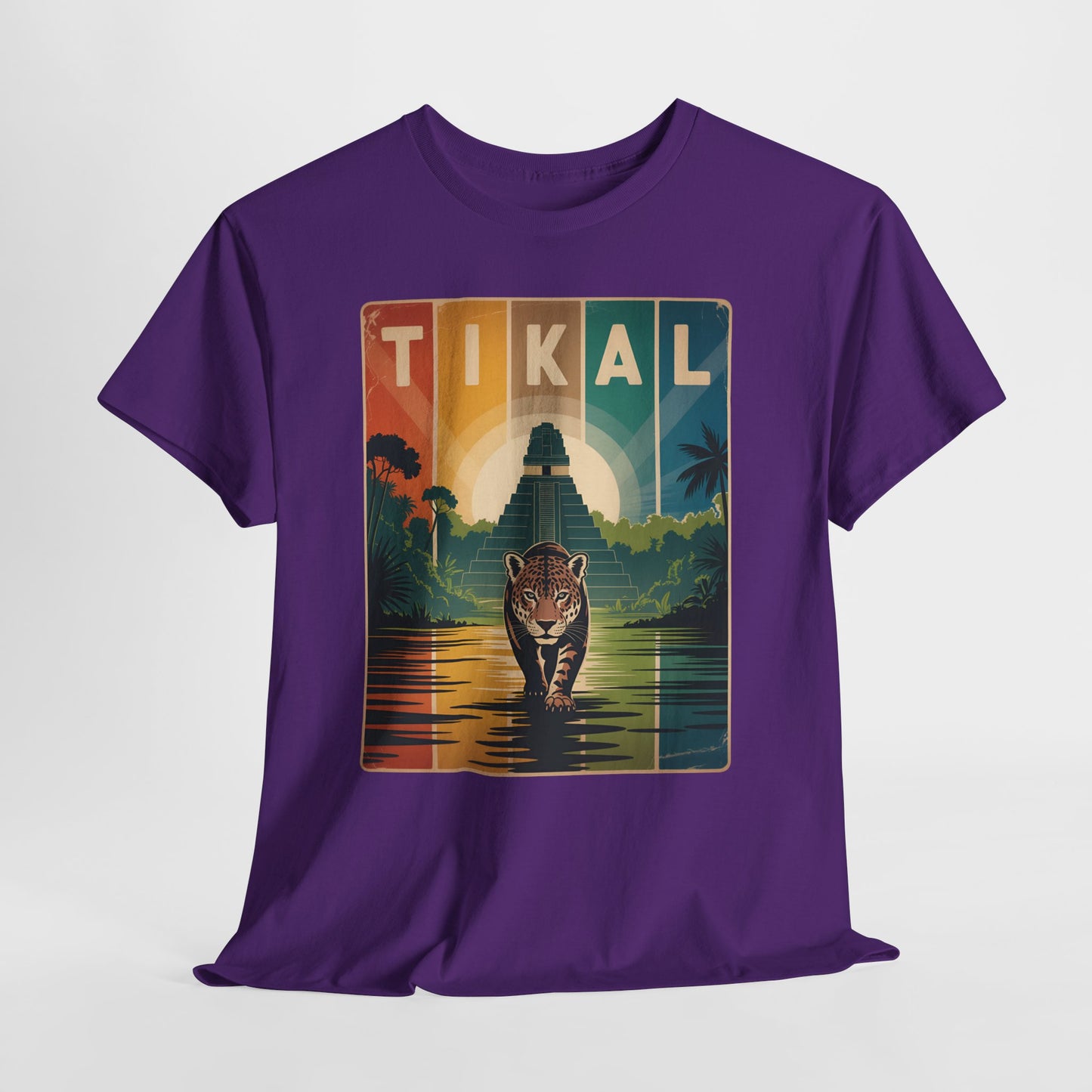 Tikal Jaguar T-Shirt — Guatemala Petén Animal Design