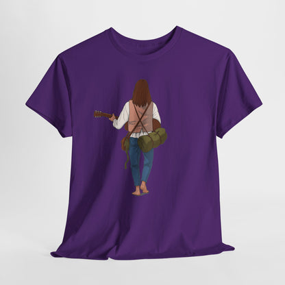 T-Shirt Il Vagabondo | Maglietta Vintage Anni 80 Retrò | Cotone Pesante | Idea Regalo