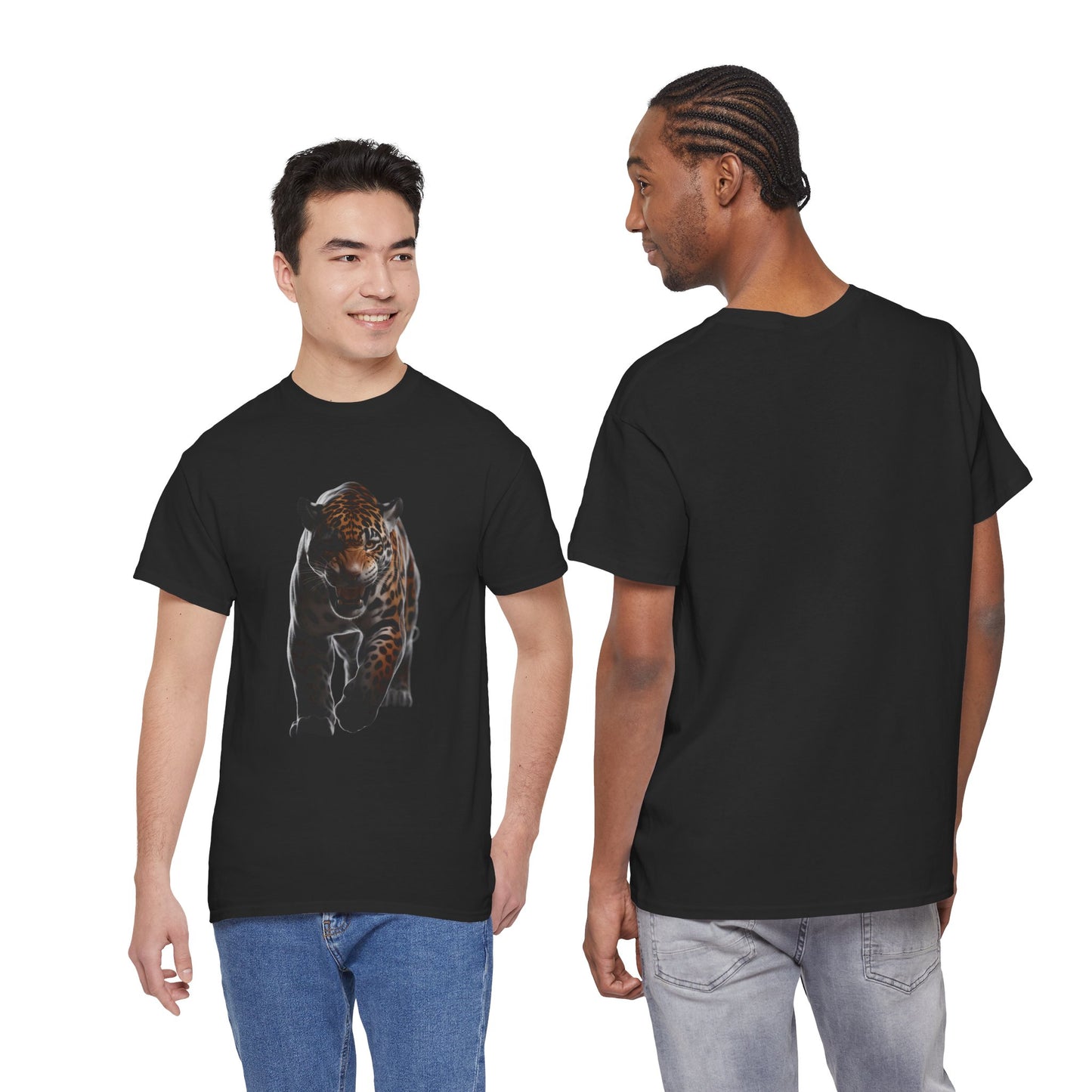 Jaguar Graphic T-Shirt - Jungle Animal Tee (Giaguaro)