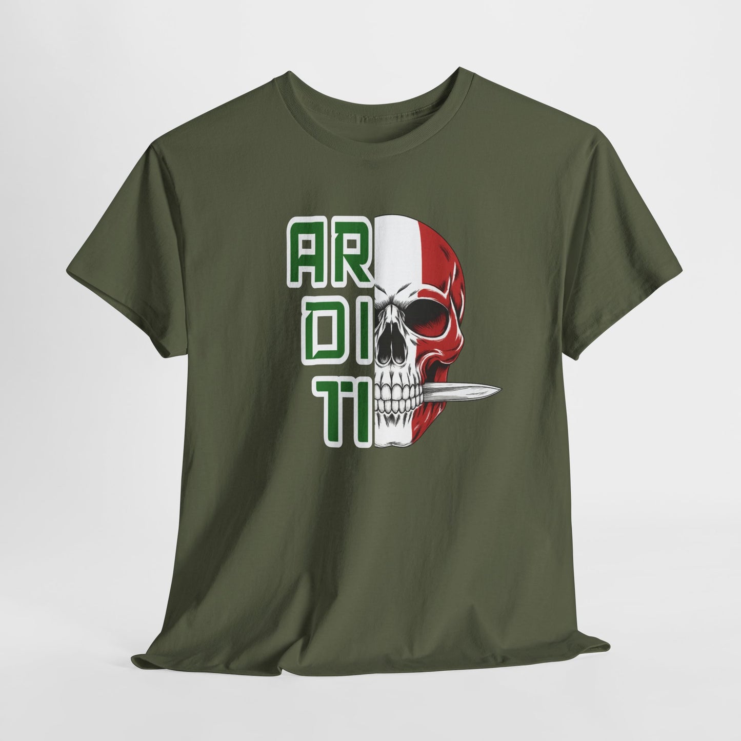 Maglietta Paracadutisti, Maglietta Arditi, Paracadutisti Arditi, Unisex Heavy Cotton T-Shirt Teschio, Shirt Paracadutisti incursori