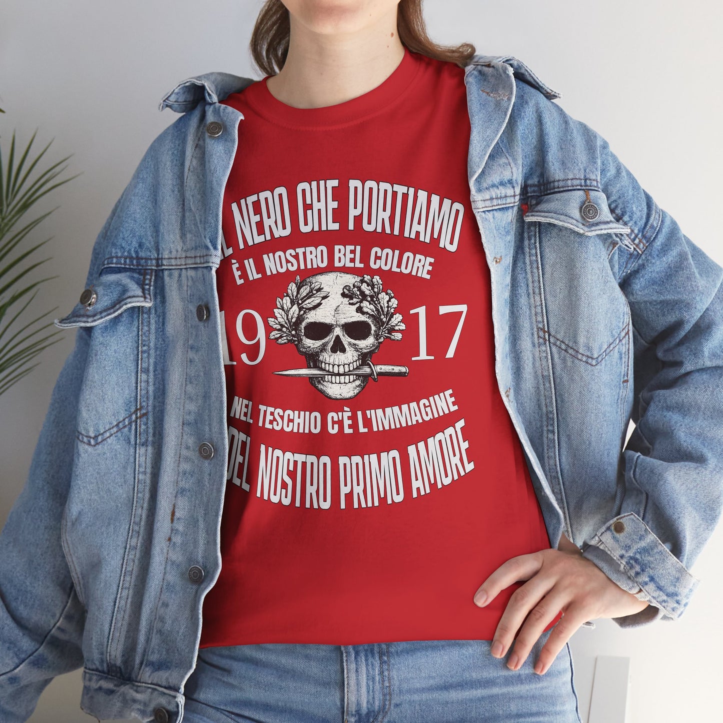 Maglietta Arditi 1917, T-Shirt Vintage Uomo Donna con Teschio, Grafica Storica Militare, Idea Regalo