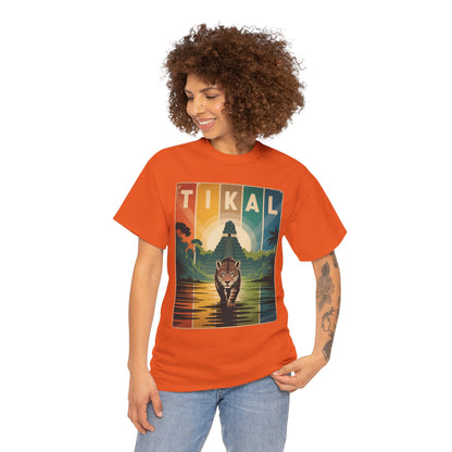 Tikal Jaguar T-Shirt — Guatemala Petén Animal Design