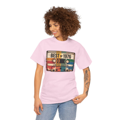 1976 Vintage Cassette 50th Birthday T-Shirt - Limited Edition Retro Bday Tee