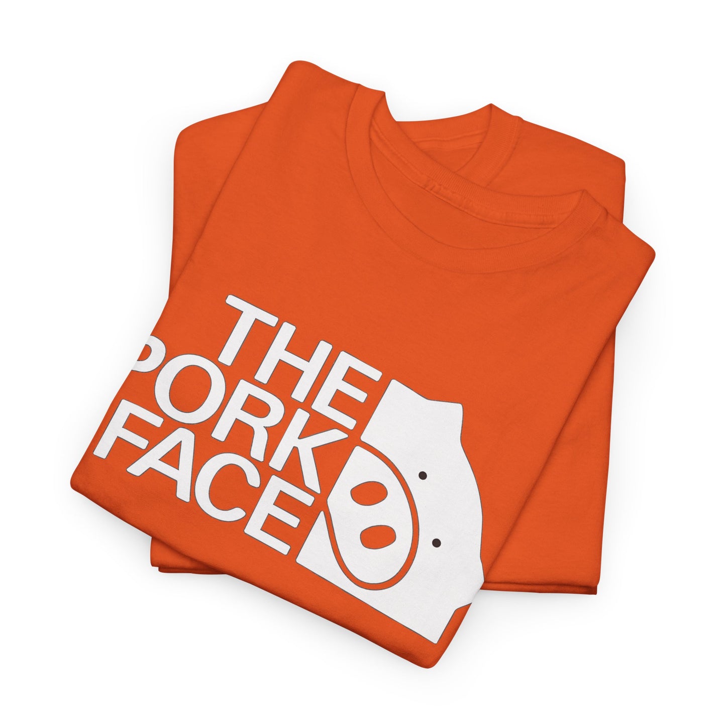 The Pork Face Funny Pig Parody T-Shirt | Pig Lover Graphic Tee