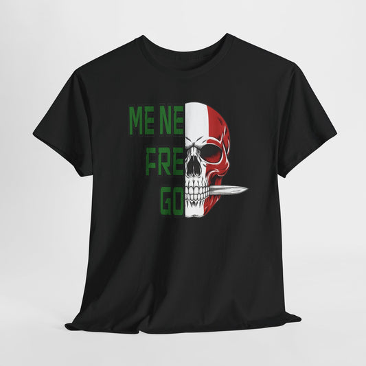T-Shirt Arditi "Me Ne Frego" | Teschio Tricolore — Maglietta Militare Patriottica