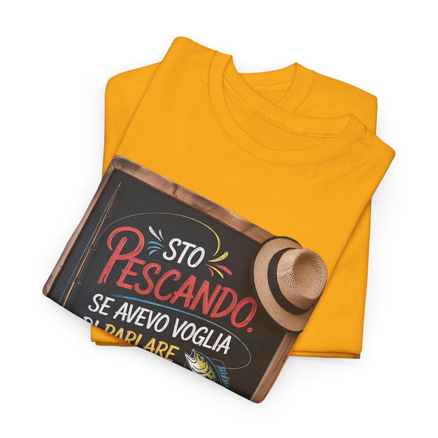 Maglietta da Pesca Uomo Divertente - T-Shirt Pescatore con Frase Spiritosa, Idea Regalo per Amanti della Pesca