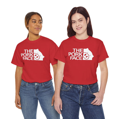 The Pork Face Funny Pig Parody T-Shirt | Pig Lover Graphic Tee