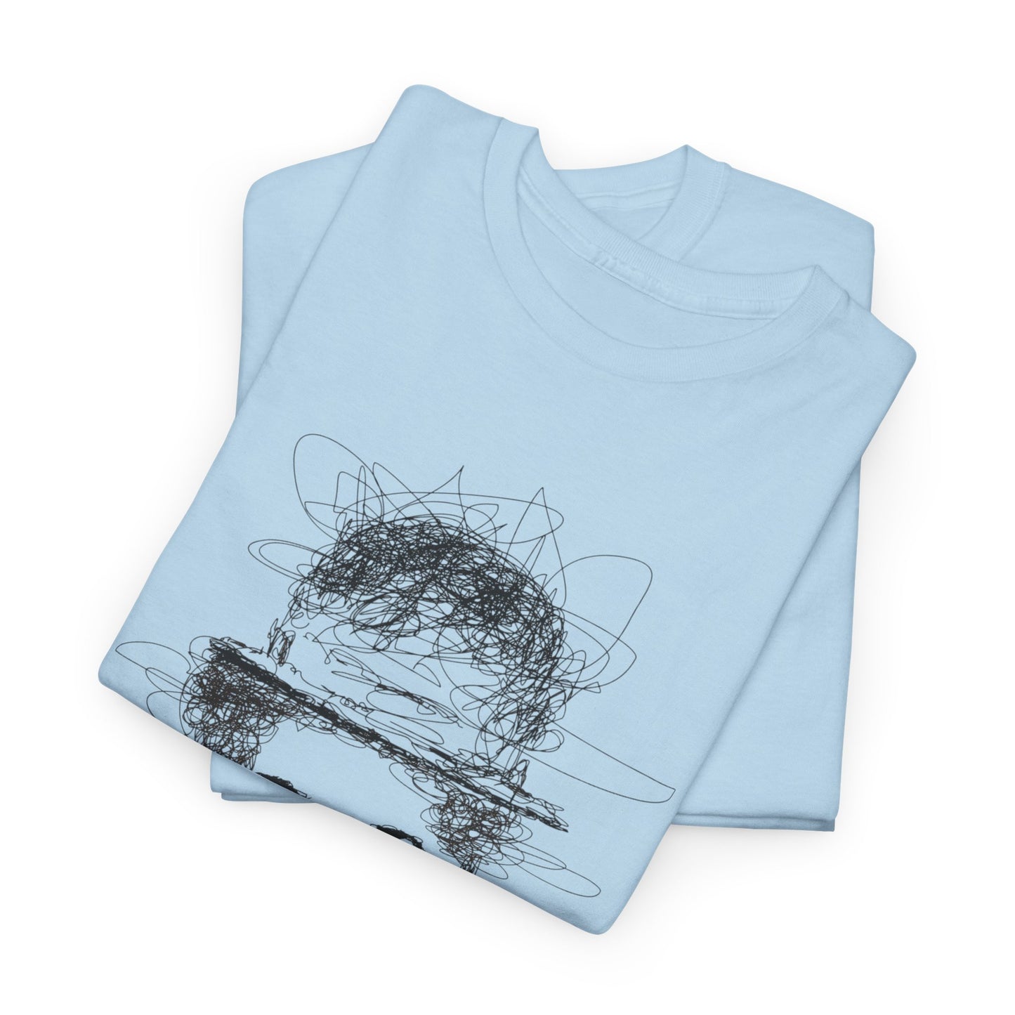 T-shirt Charlie Chaplin, Artistic Character Tee - Unique Graphic Design, Casual Wear, Gift for Artists, Vintage Style, Unisex Fashion