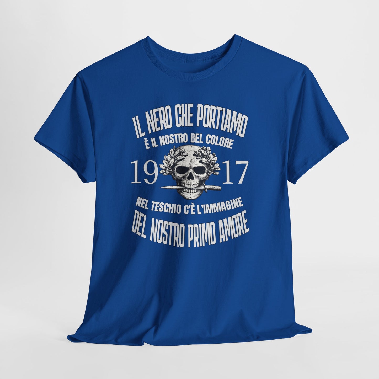 Maglietta Arditi 1917, T-Shirt Vintage Uomo Donna con Teschio, Grafica Storica Militare, Idea Regalo