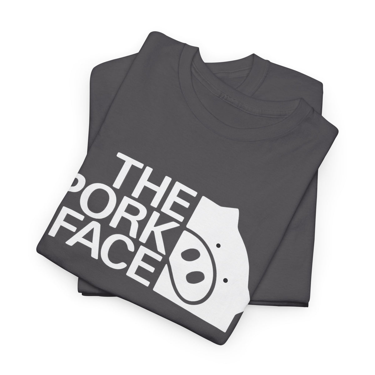 The Pork Face Funny Pig Parody T-Shirt | Pig Lover Graphic Tee