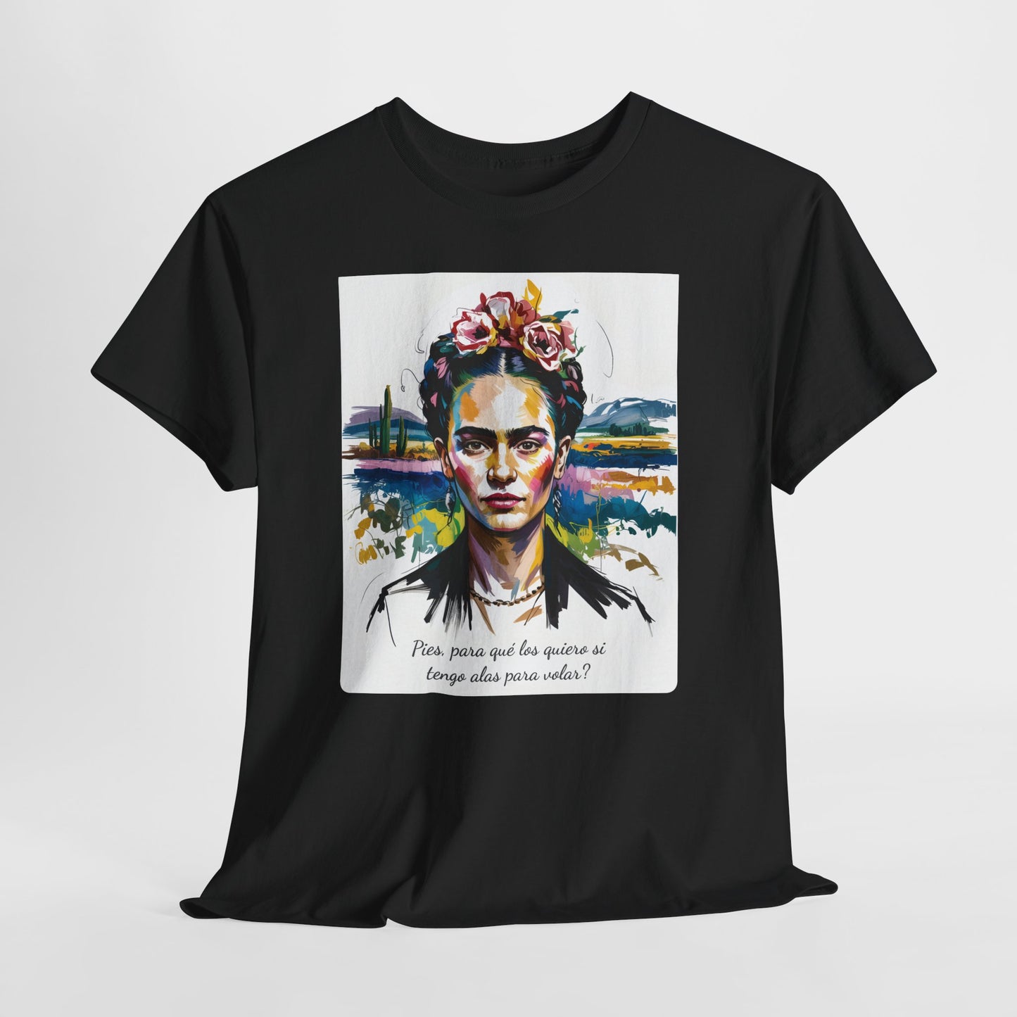 Frida Kahlo T-Shirt, Maglietta con Citazione di Frida Kahlo, Mexican Artist Tee, Gift for Art Lover, Unisex Cotton Tee, Art Inspired Shirt