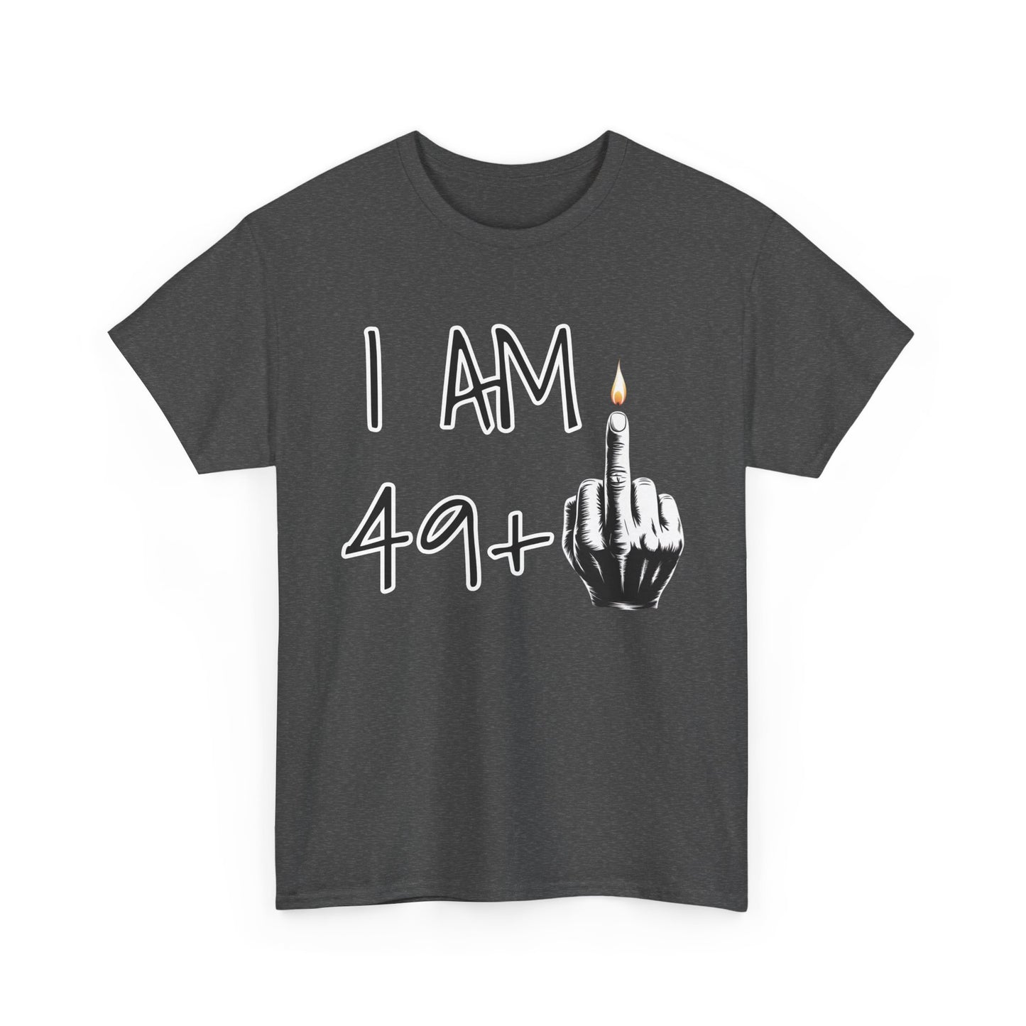T-shirt 50 Anni Middle Finger | Maglietta Divertente Regalo 50° Compleanno