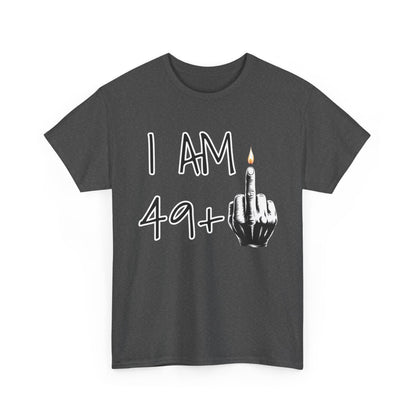 T-shirt 50 Anni Middle Finger | Maglietta Divertente Regalo 50° Compleanno