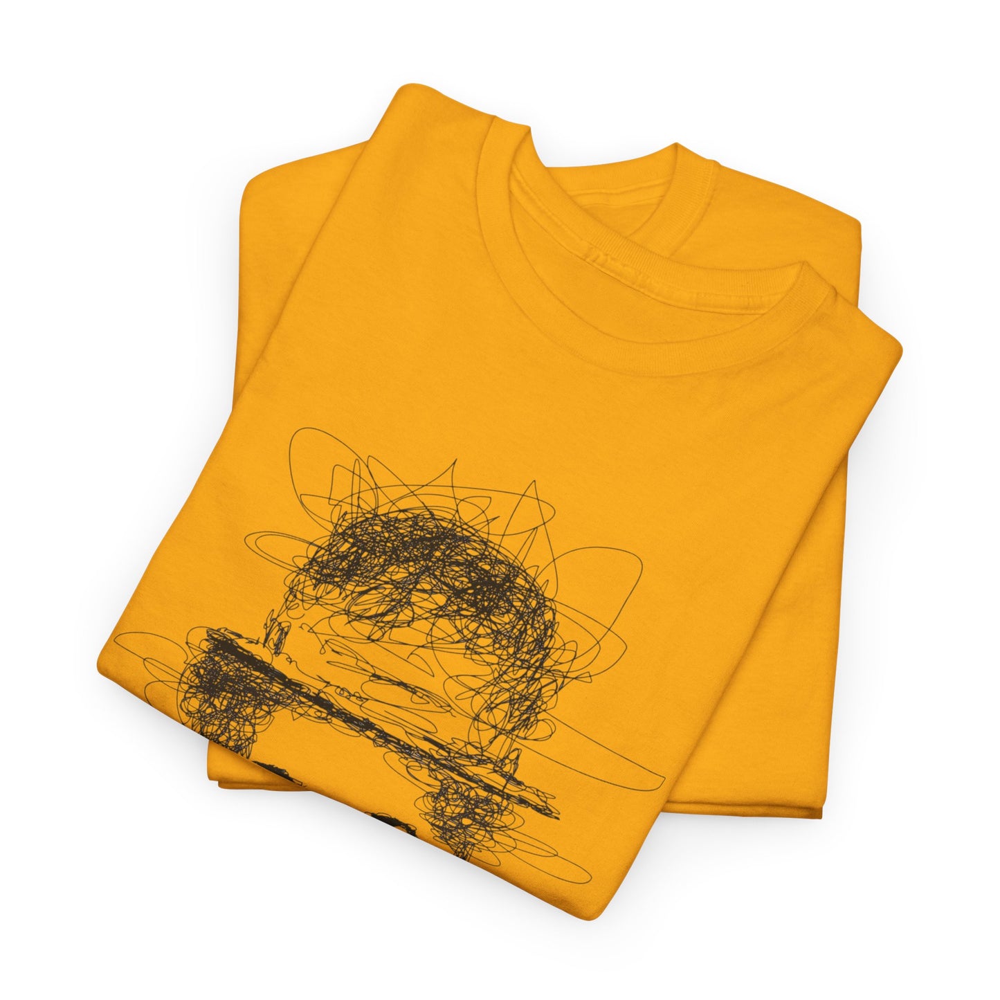 T-shirt Charlie Chaplin, Artistic Character Tee - Unique Graphic Design, Casual Wear, Gift for Artists, Vintage Style, Unisex Fashion