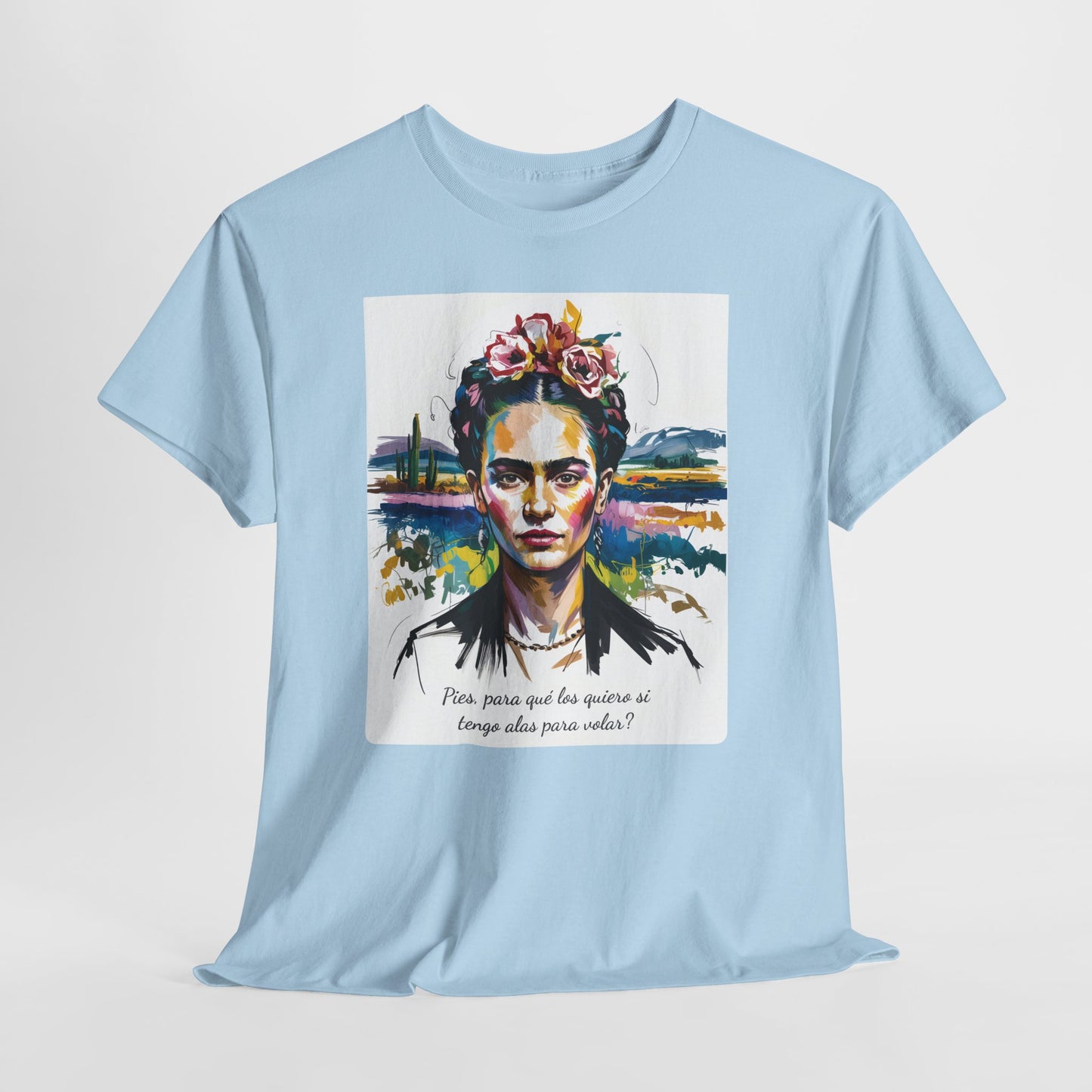 Frida Kahlo T-Shirt, Maglietta con Citazione di Frida Kahlo, Mexican Artist Tee, Gift for Art Lover, Unisex Cotton Tee, Art Inspired Shirt